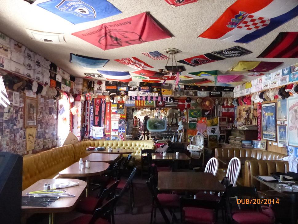 Interiér v Bagdad Cafe