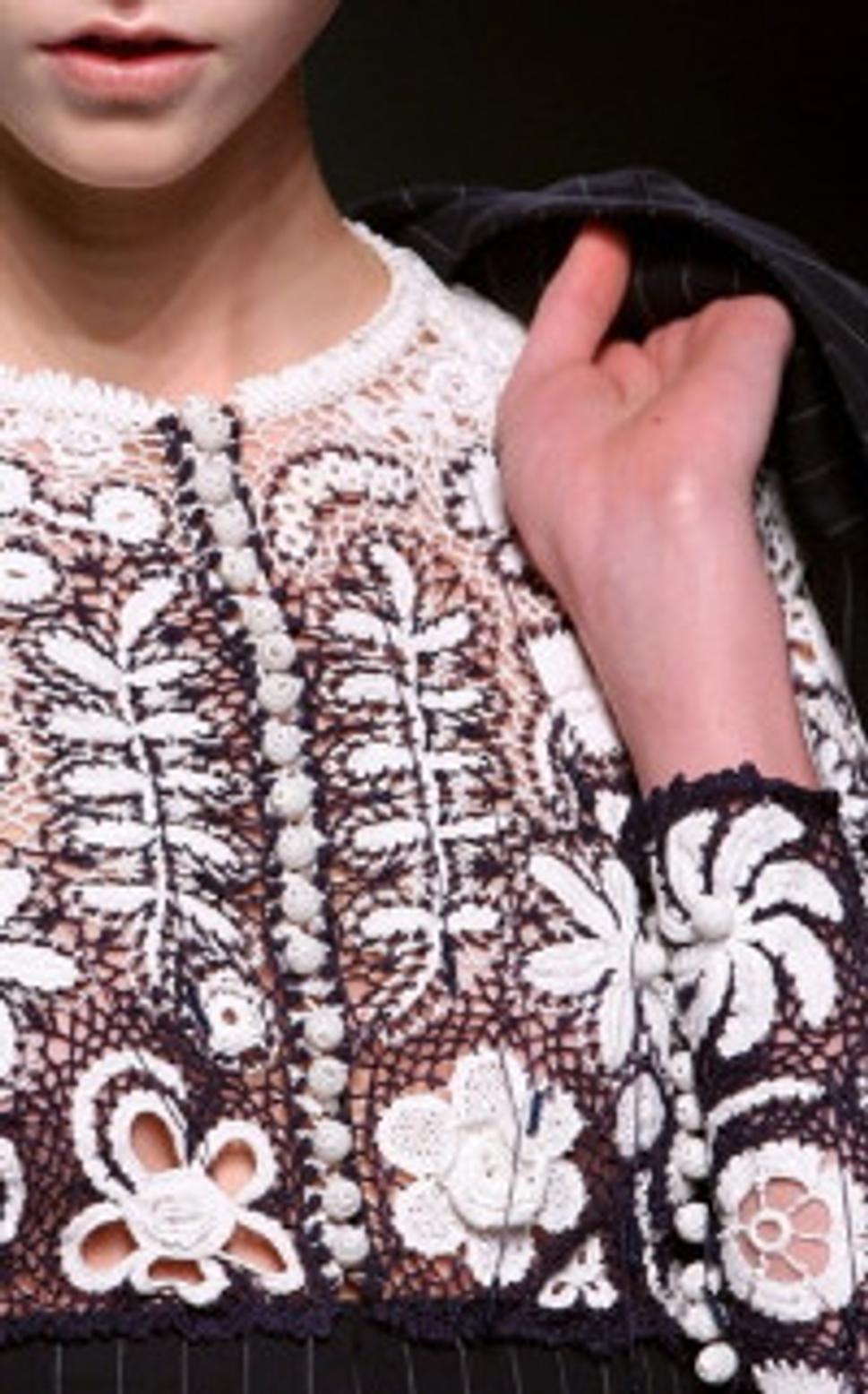 Detail čipky