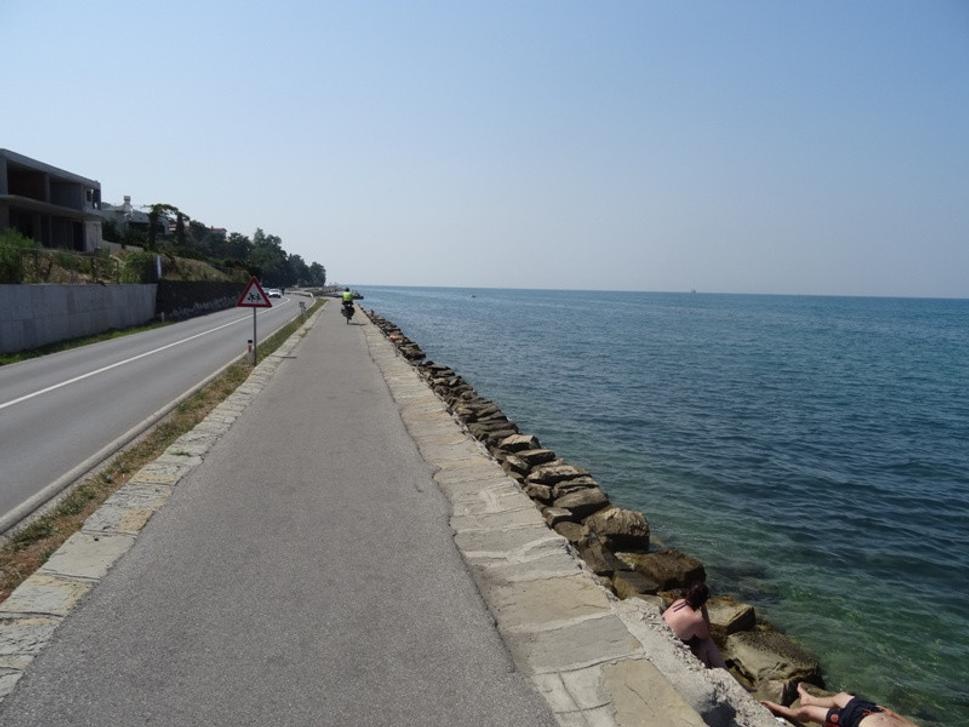 Cyklotrasa Koper, pri mori...