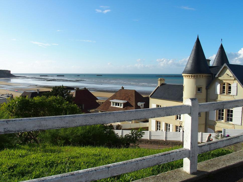 Arromanches na pláži Gold