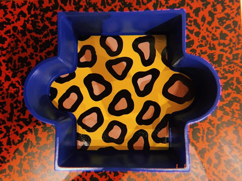 Nathalie Du Pasquier, Onion, Keramická ovocná misa, Kolekcia Memphis Milano, 1985 (Foto:autorka).