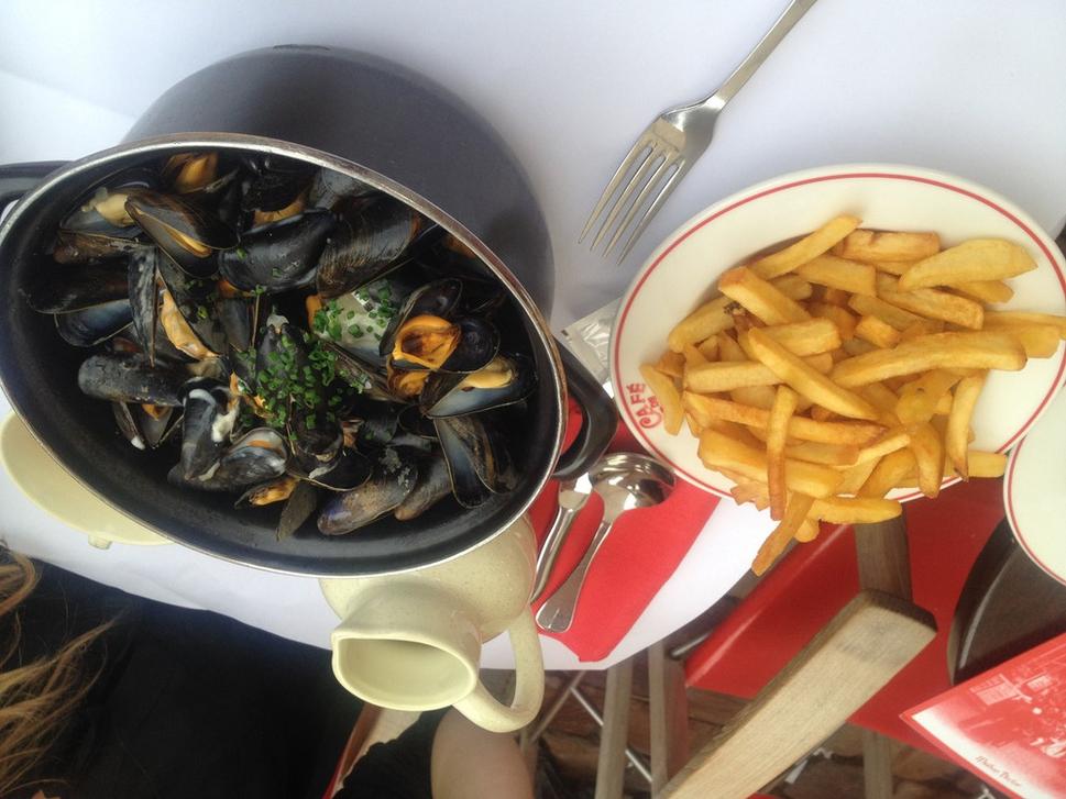 Moules avec frites