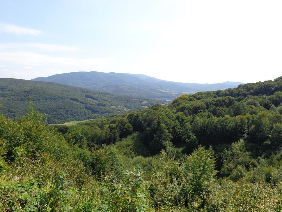 pohľad na Ukrajinu, sme na východnom cípe Slovenska