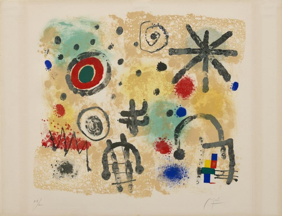 • Joan Miró i Ferrà: Znamenia a meteory, 1958. •
