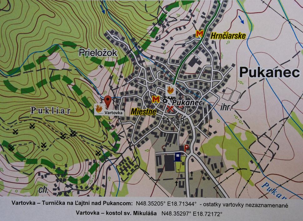 Turnička na Ľajtni, ako sa volá jedna z troch vartoviek bývalého kráľovského mesta Pukanec, je súčasťou náučného chodníka. Predpokladá sa, že táto strážna veža bola kamenná. Napriek tomu sa jej ostatky do dnešných dní nezachovali.