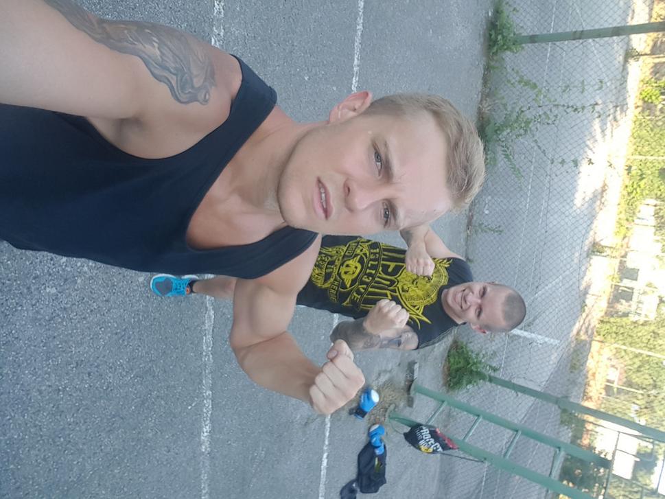 Letné tréningy vonku, s Dušanom Balkom