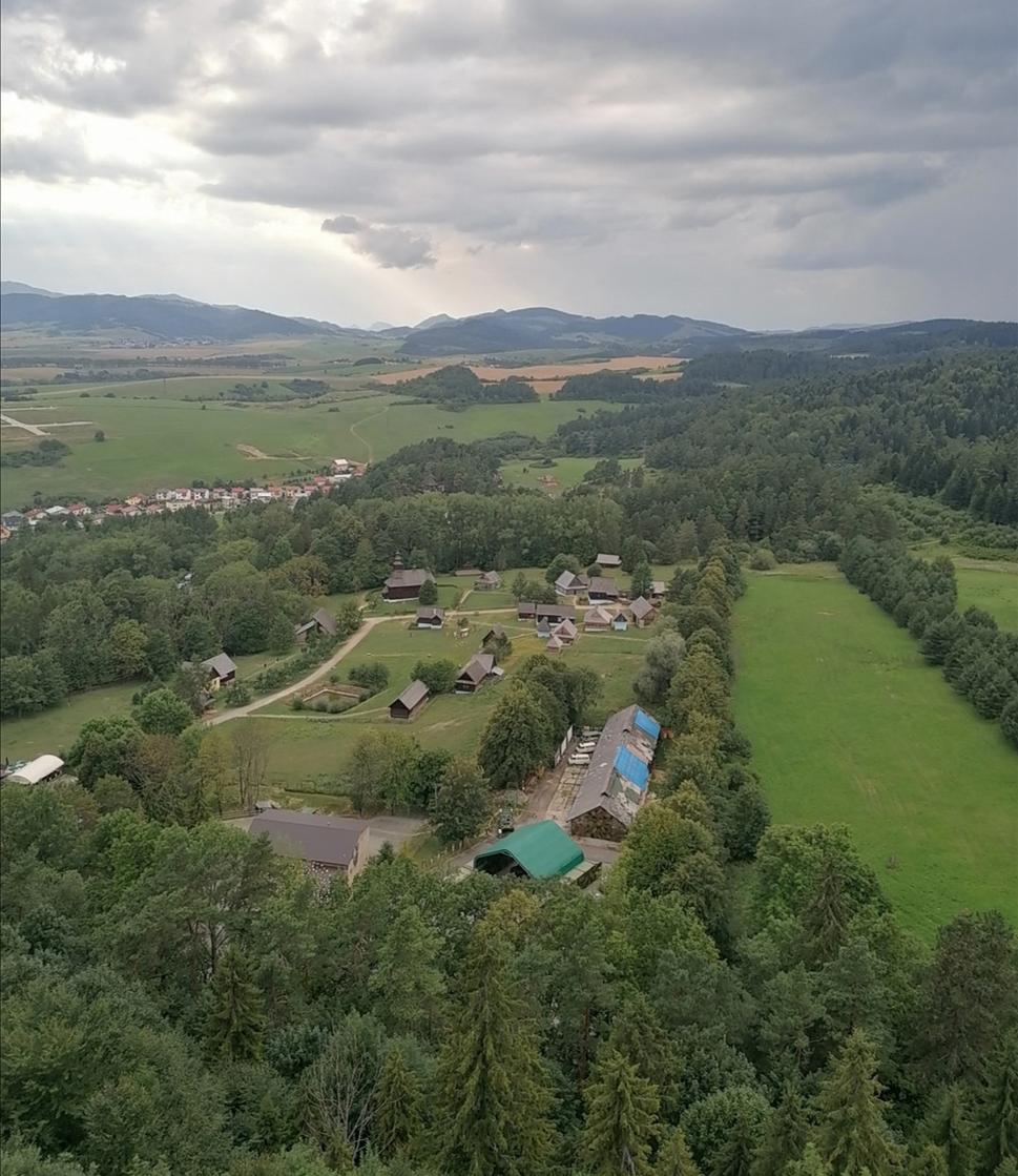 skanzen z výšky