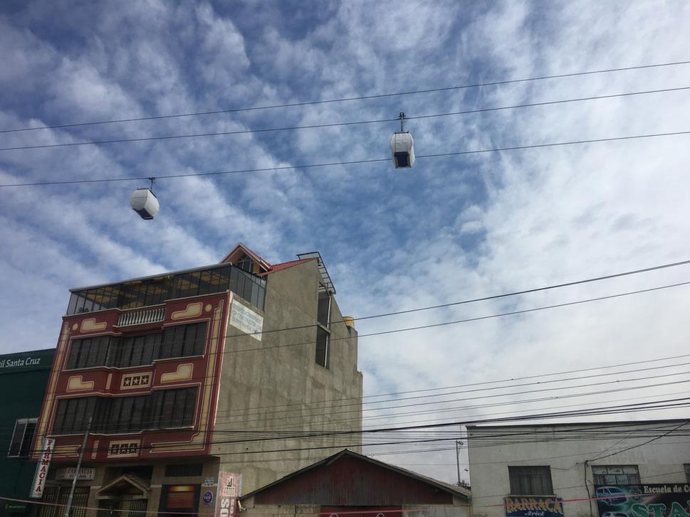 Lanovky v La Paz