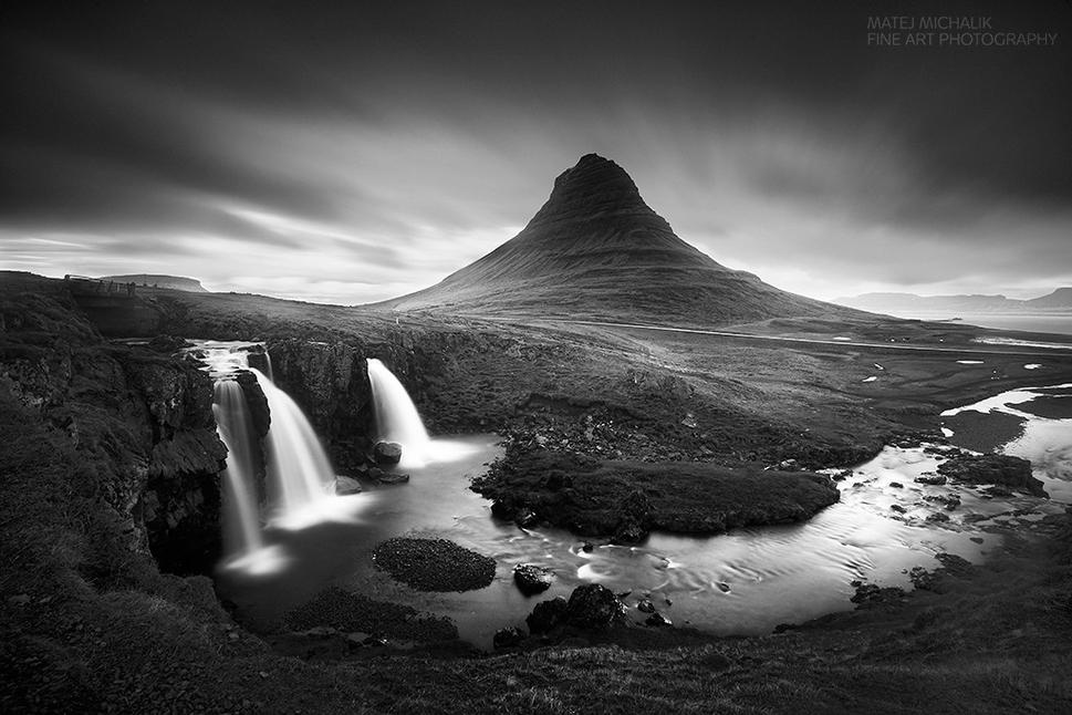 Hora Kirkjufell, ikona Islandu.