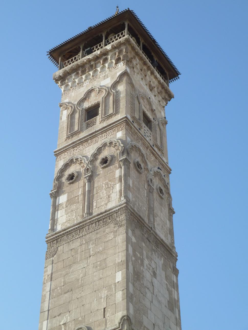 Detail výzdoby minaretu, 1090, zničené 2013