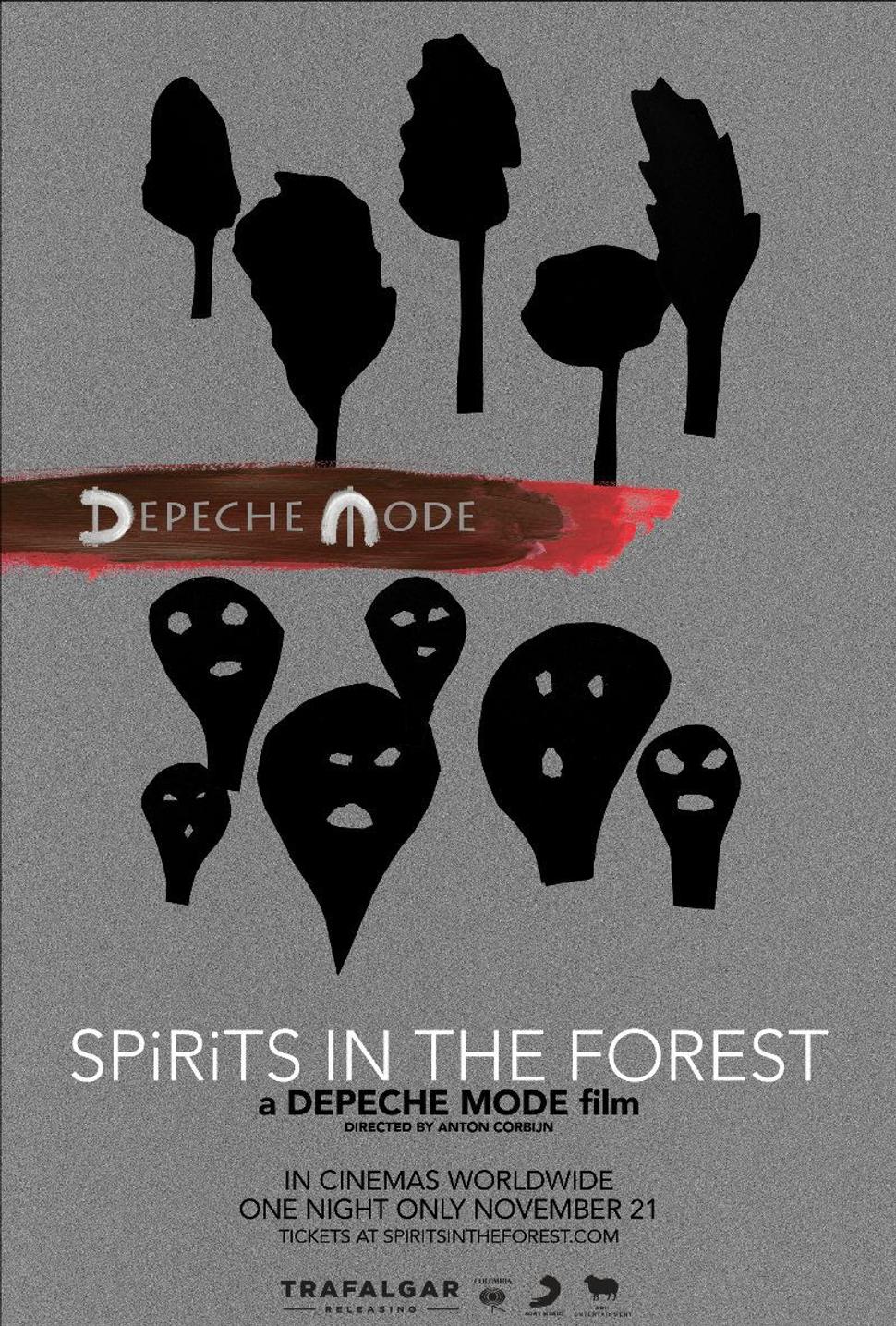 • Pôvodný plagát na film Depeche Mode: SPiRiTS in the Forest. •