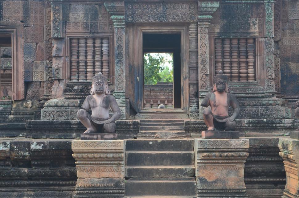 Chrám v Banteay Srei
