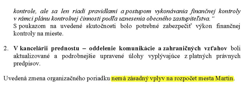 Mesto naozaj nepoznalo koľko bude organizačná zmena mestský rozpočet stáť, alebo to len nechcelo zverejniť?