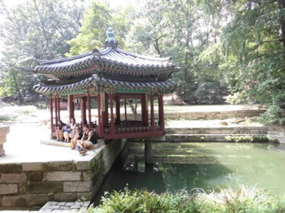 Altánok v "Tajnej záhrade" pri paláci Changdeokgung