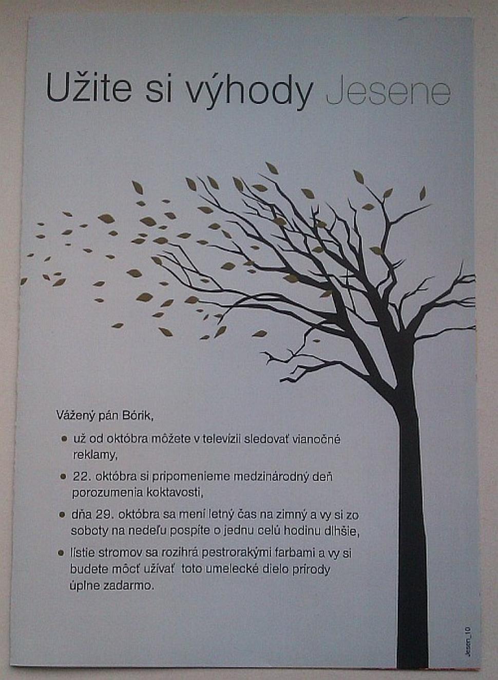 Výhody jesene