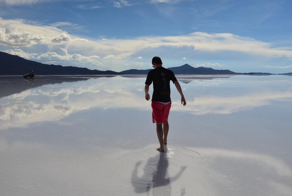 Na najväčšom soľnom jazere na svete - Salar de Uyuni