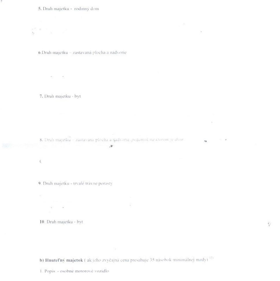 To čo sa bez problémov dozviete na stránke NRSR sa transparentný Martinský mestský úrad rozhodol tajiť. Alebo, že by primátor skutočne už nič nevlastnil?