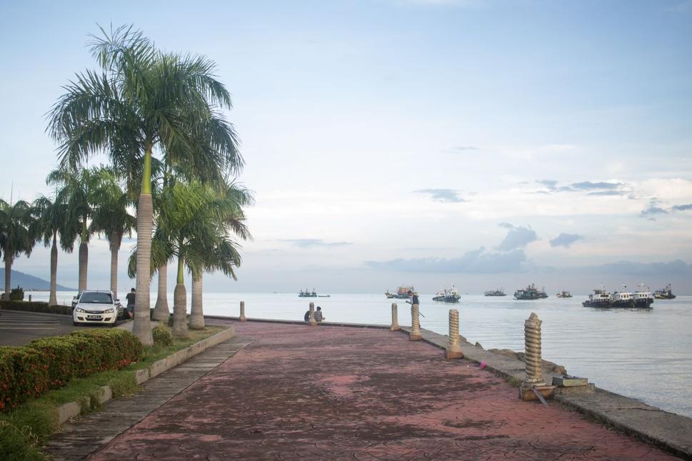 V centre Tawau pri nábreží