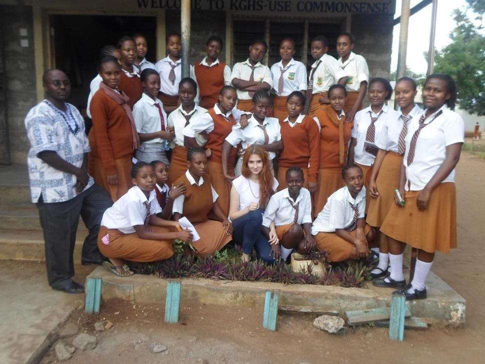 Ivana Uličná na škole Kajire Secondary