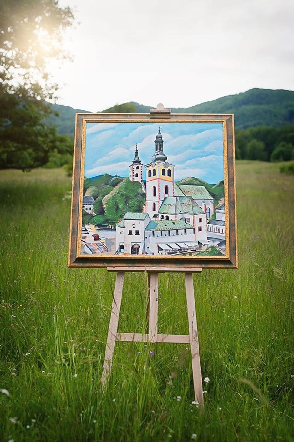 FOTO: obraz "BARBACAN", autorka Eva Albertová Habányiová