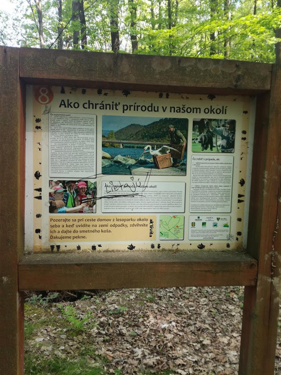 Náučná trasa (Lesopark), Žilina