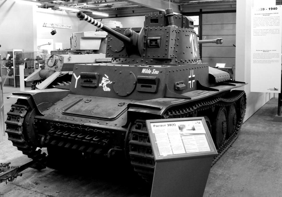 Československý predvojnový tank (v službách Wehrmachtu po obsadení Čiech a Moravy)