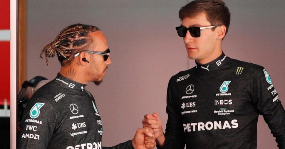 George Russell a Lewis Hamilton je dobrý kamarát...