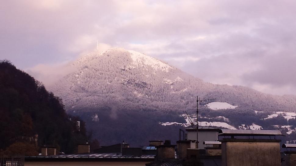 Salzburg v zime.