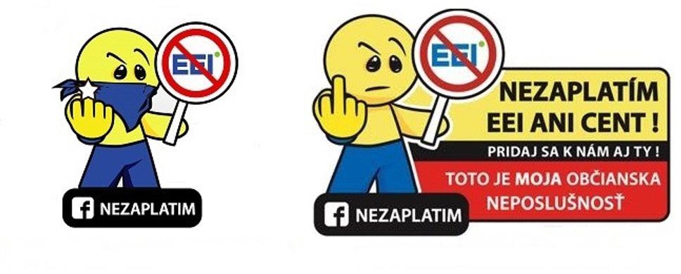 Logá iniciatívy Nezaplaím EEI