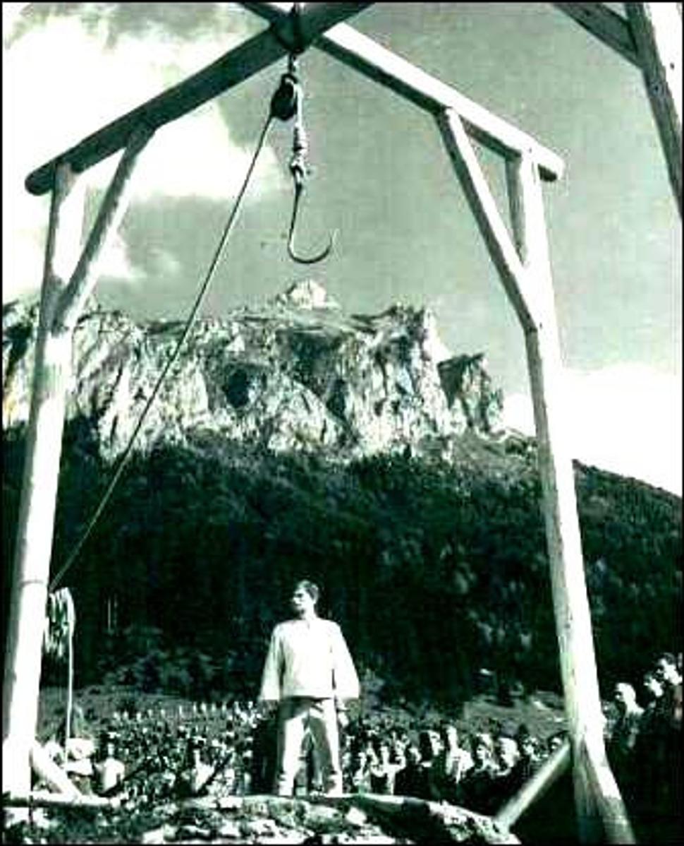 Scéna z filmu Jánošík (1963)
