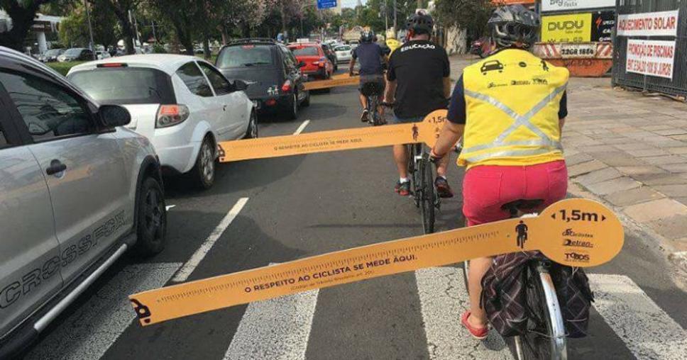 Akcia bezpečného predbiehania cyklistov