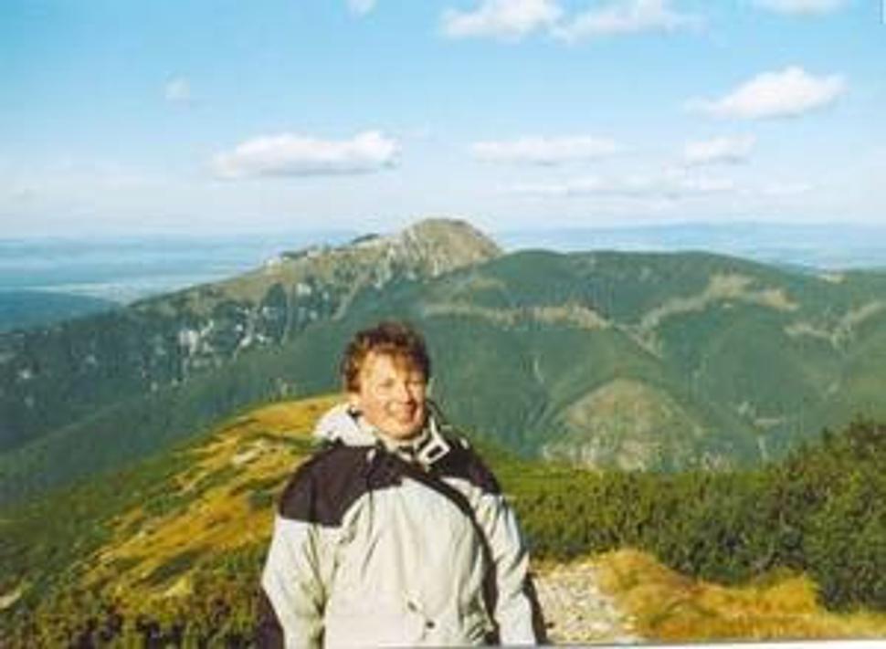 Ja pri výstupe na Brestovú v Roháčoch