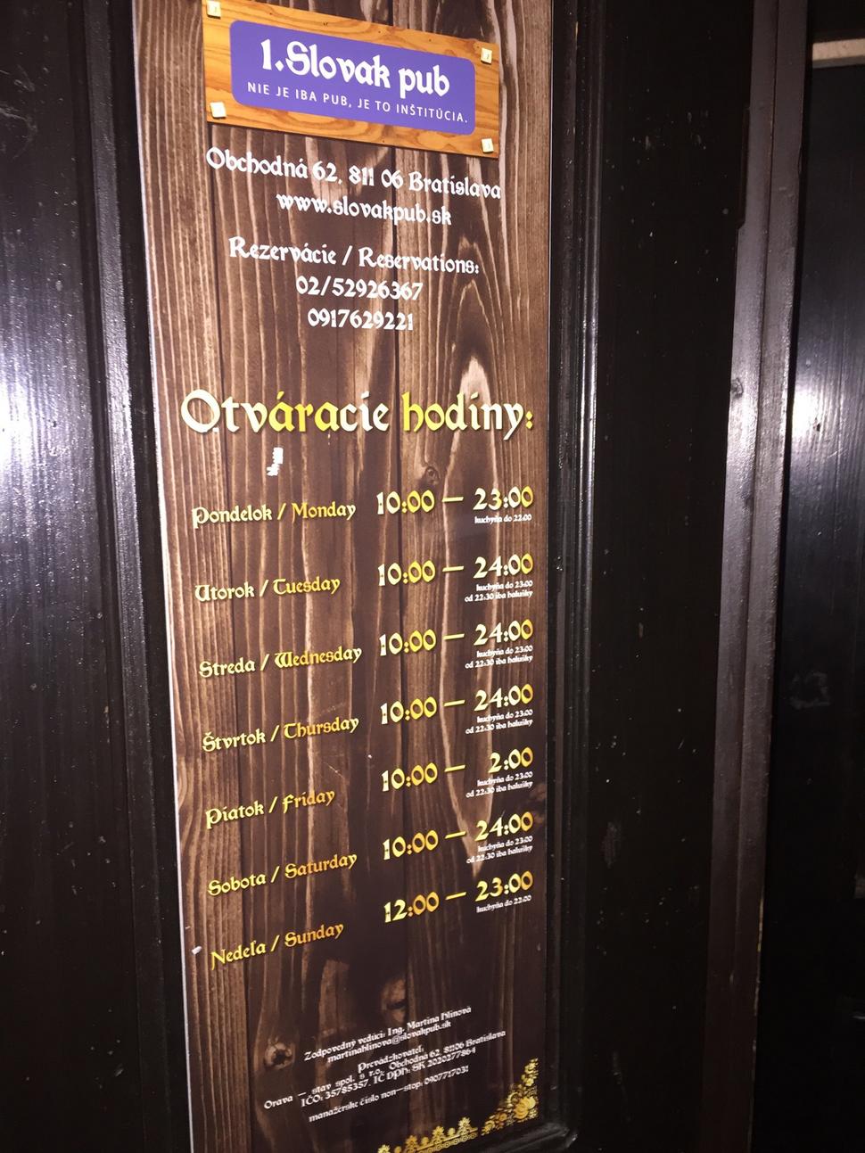 Slovak pub