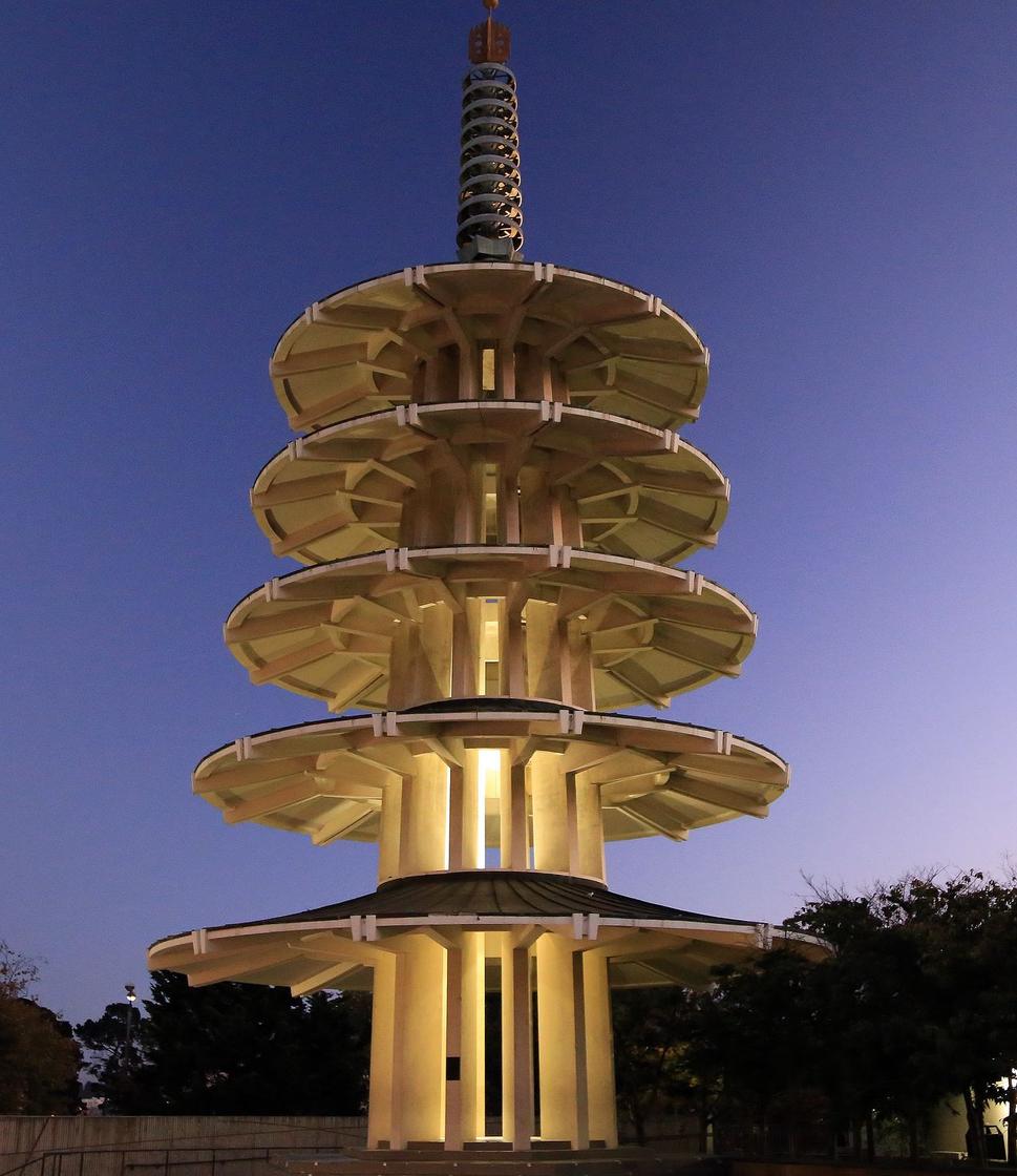 Japonská pagoda v štvrti Japantown