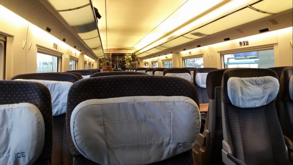 Very busy train.