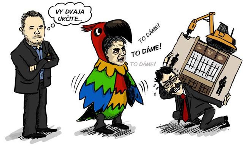 Papagáj Ivo pri PKO