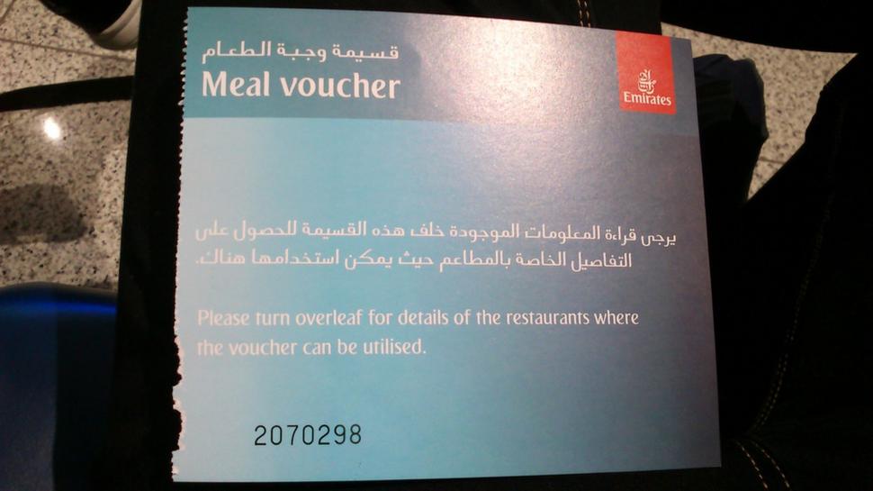 Meal voucher