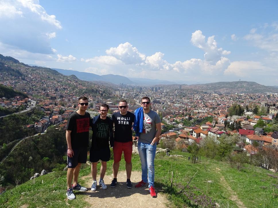 Sarajevo ako na dlani z pevnosti Bijela Tabija