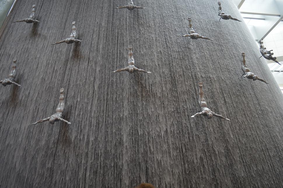Vodopád v Dubai mall