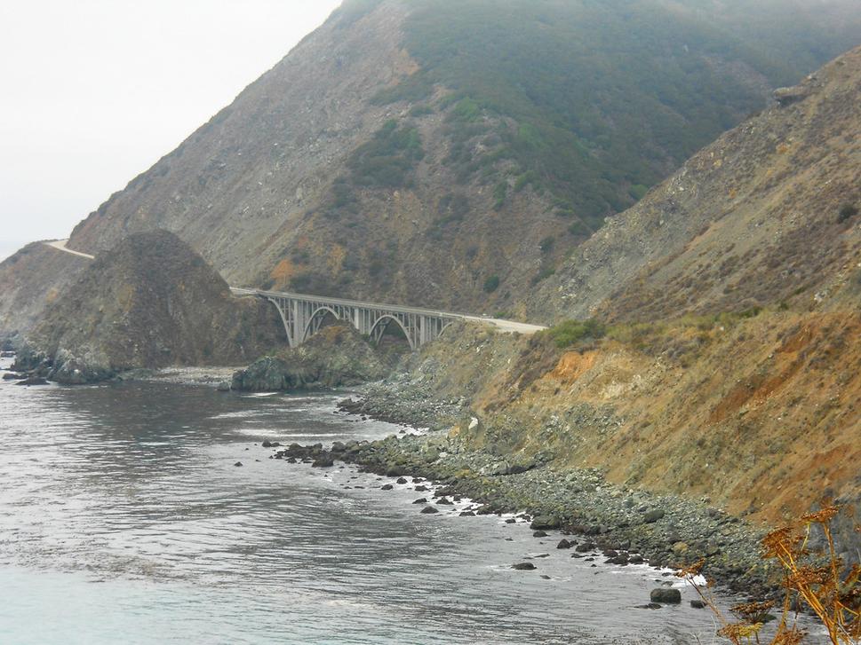 Jedno z najkrajších miest na ceste - Big Sur