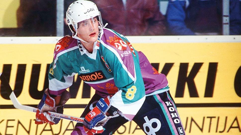 Teemu v drese materského klubu Jokerit Helsinky.