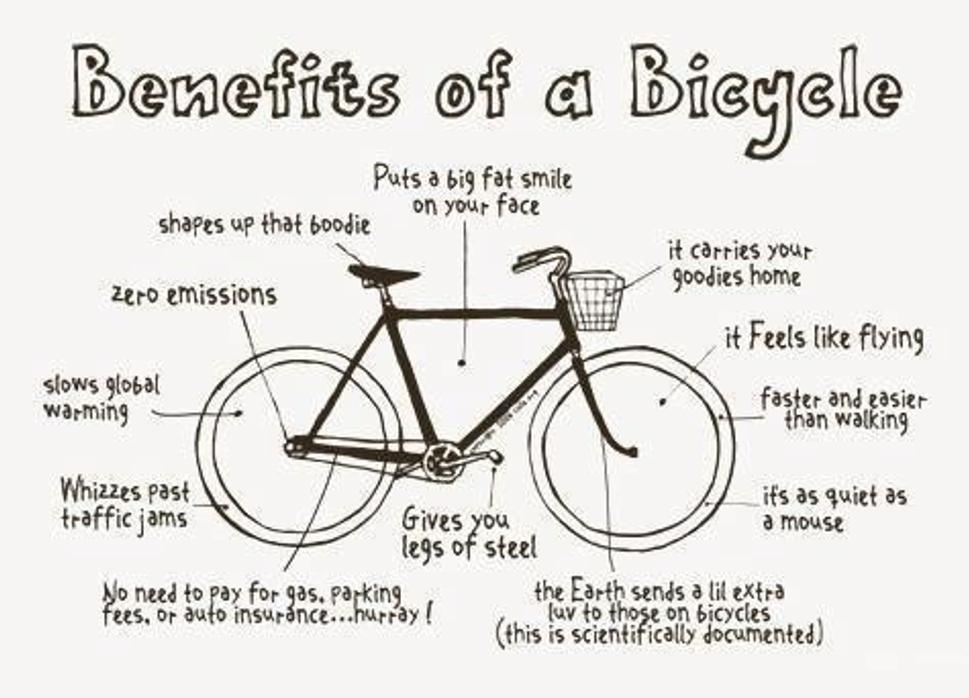 Bicyklujte, má to výhody