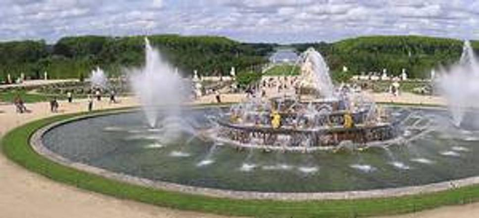 Panoráma parku Versailles.