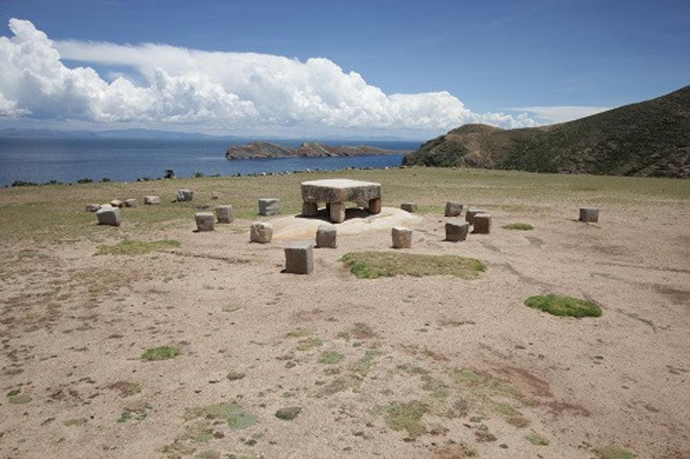 Obetný oltár Isla del Sol
