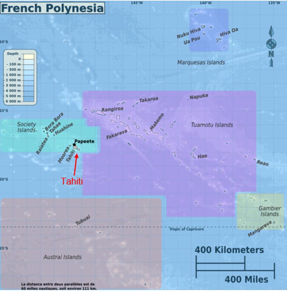 Súostrovia Francúzskej Polynézie. Autor: Peter Fitzgerald, L. Claudel, zdroj: https://wikitravel.org/en/French_Polynesia, licencia: CC BY-SA 4.0