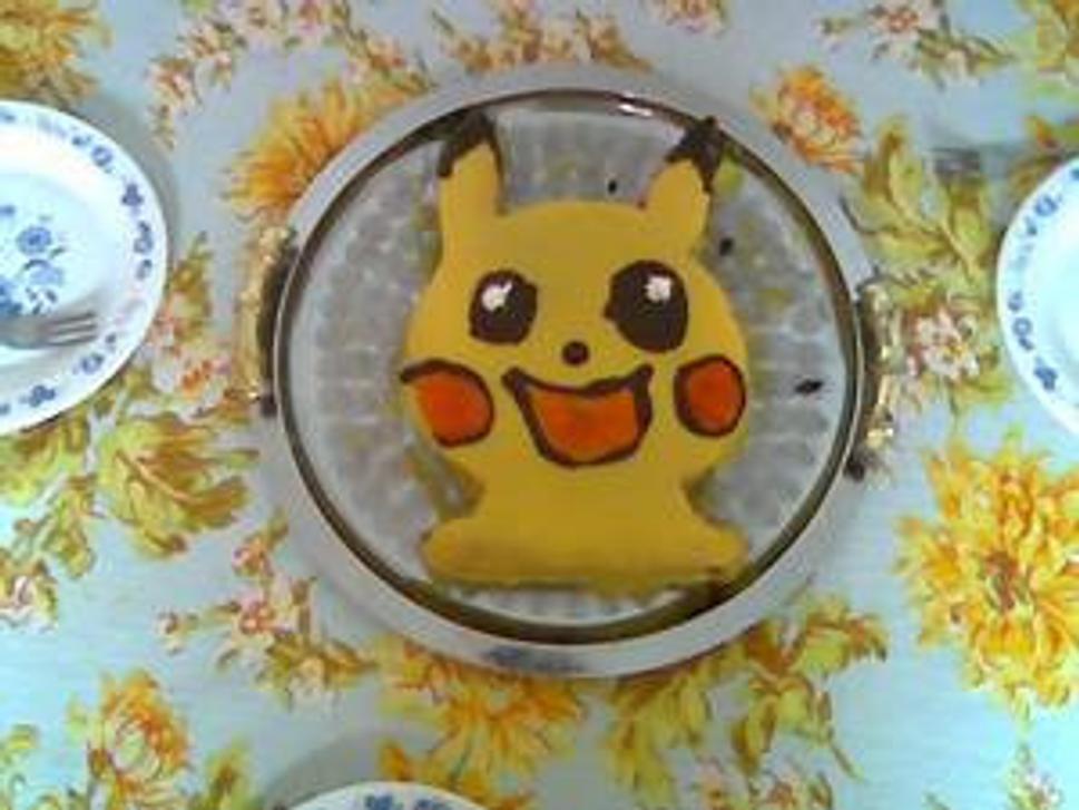 Pikaču na tanieri.