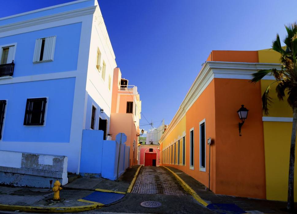 Ulička v Old San Juan