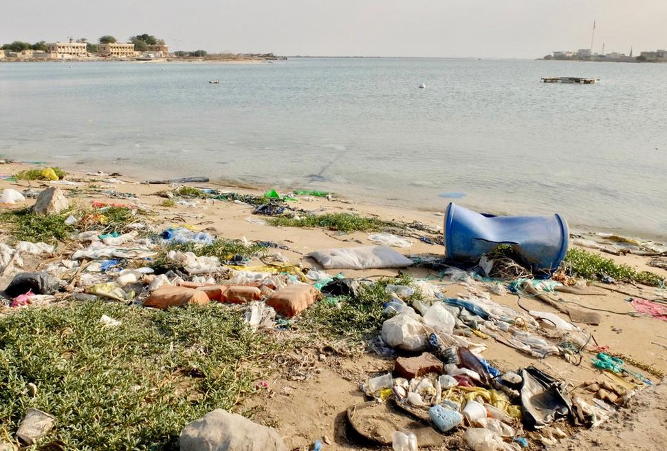 mestská pláž v Umm al Quwain