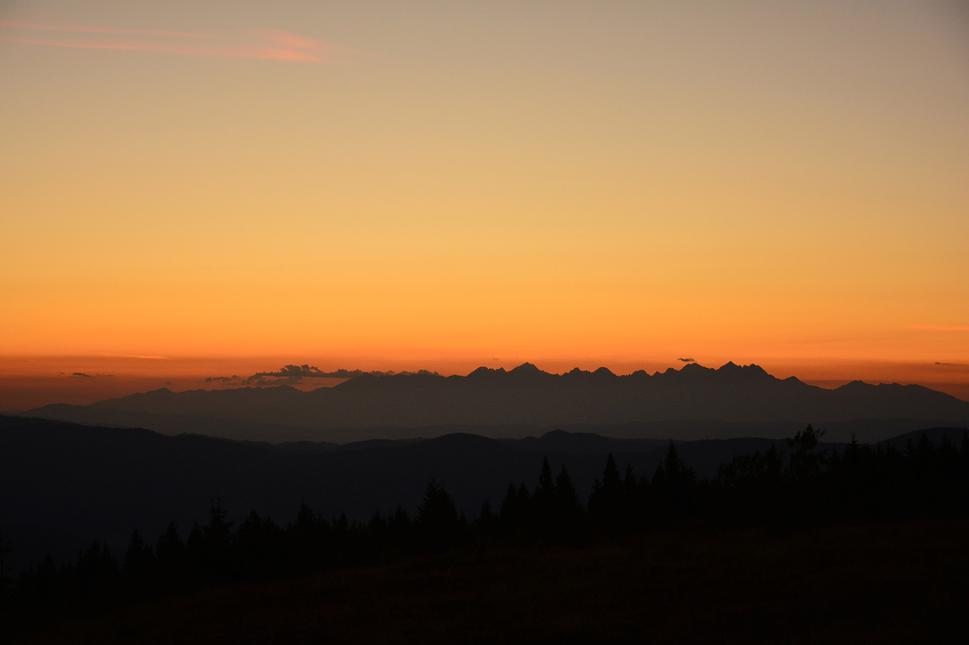 Kojšová hoľa (1246 m.n.m.) smer Tatry