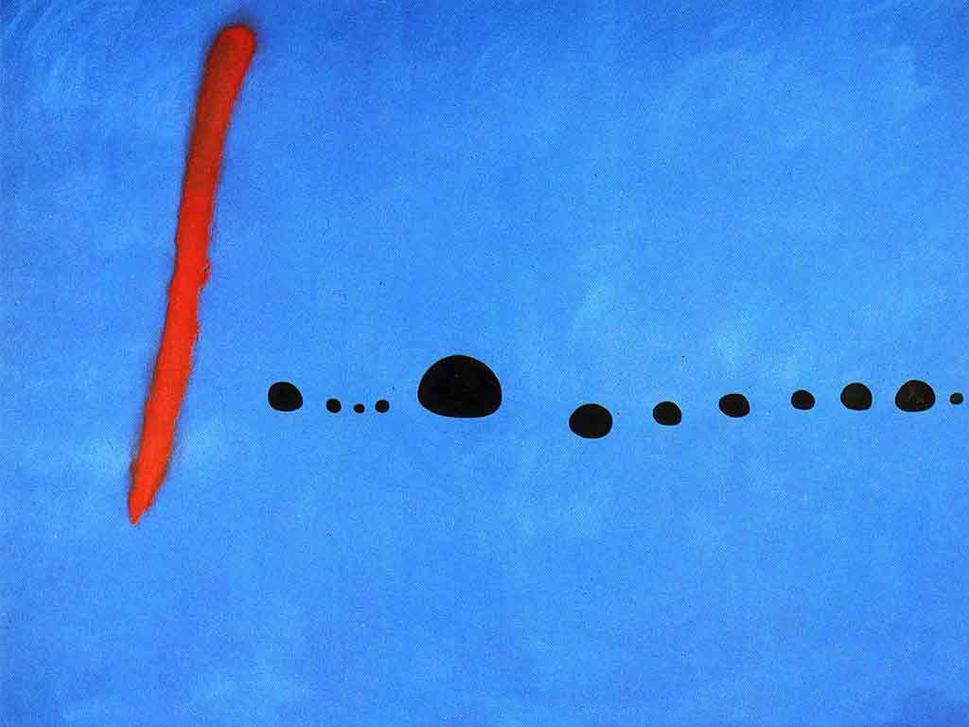 • Joan Miró i Ferrà: Bleu II •